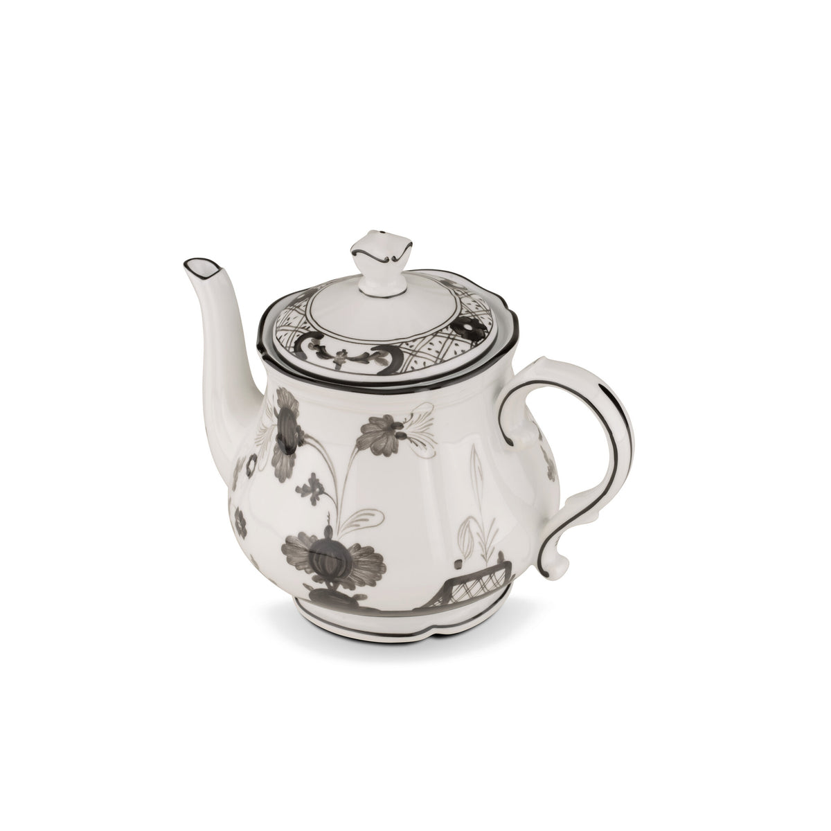 Ginori 1735 Oriente Italiano Teapot, Albus, view 2