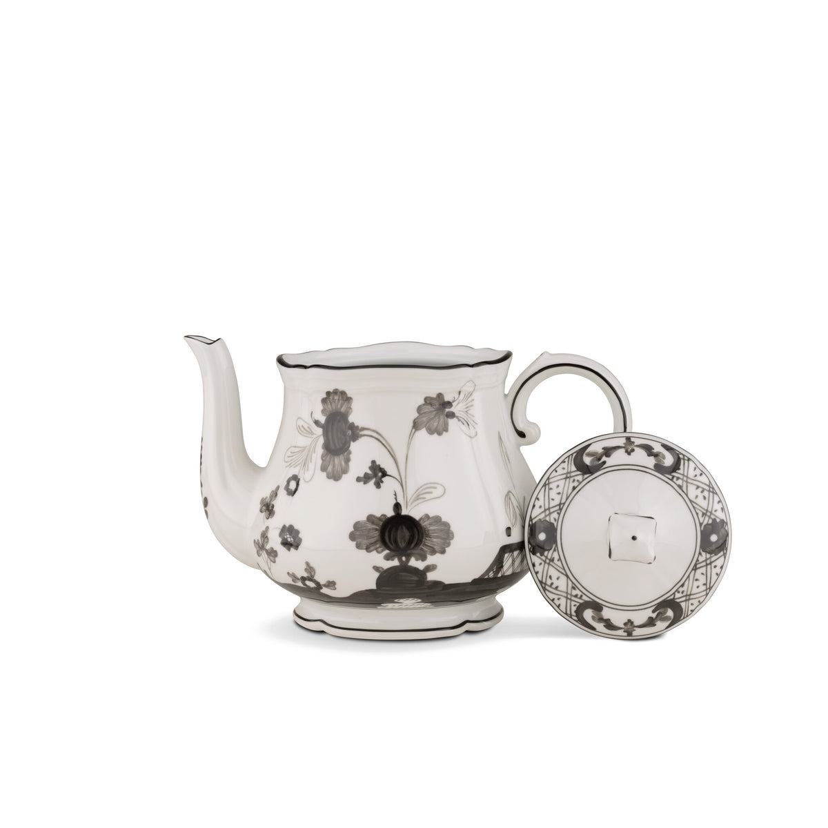 Ginori 1735 Oriente Italiano Teapot, Albus, view 3