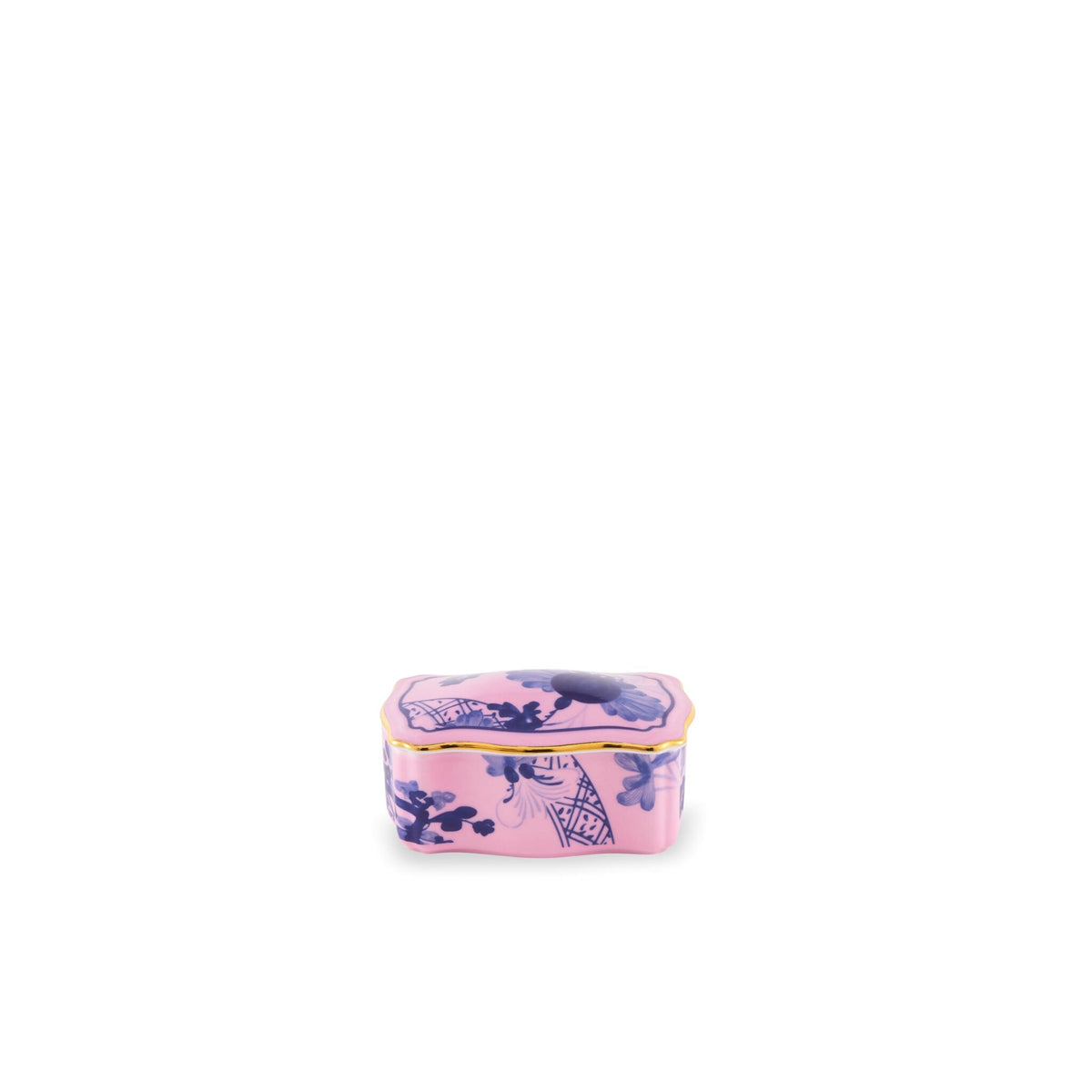 Ginori 1735 Oriente Italiano Tesori Jewelry Box, Azalea, 2.64 in