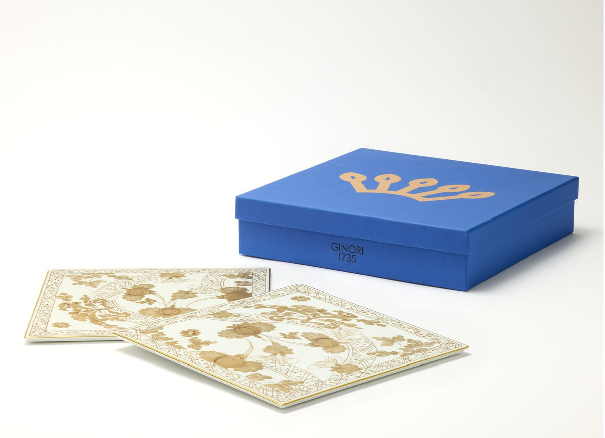 Ginori 1735 Oriente Italiano Tesori Placemats, Aurum, Set of 2, view 5
