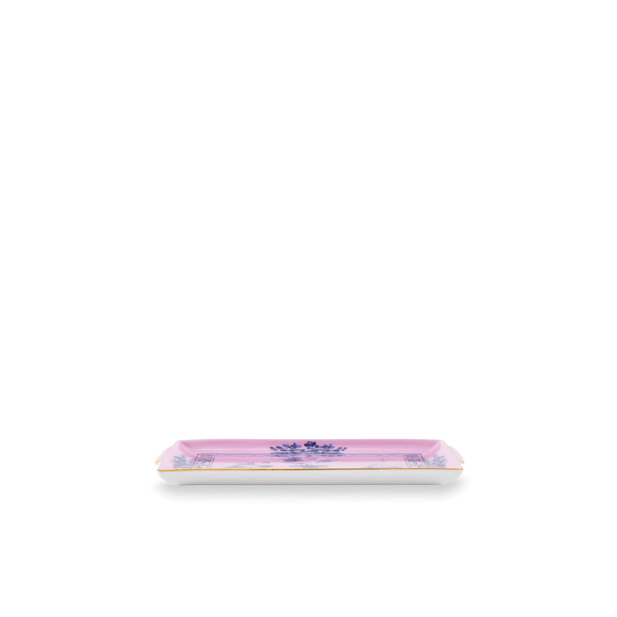 Ginori 1735 Oriente Italiano Tesori Rectangular Tray, Azalea, view 2