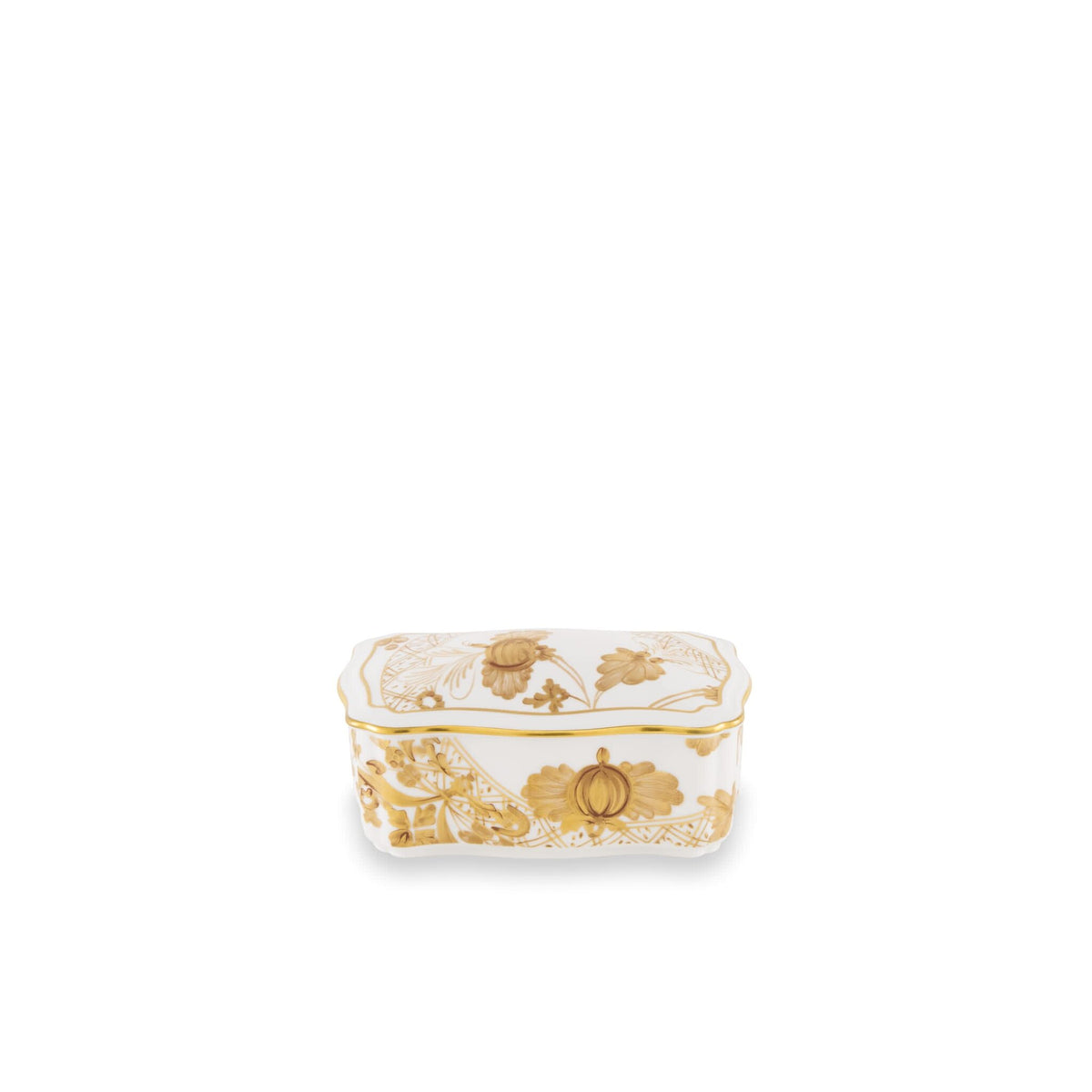 Ginori 1735 Oriente Italiano Tesori Trinket Box, Aurum
