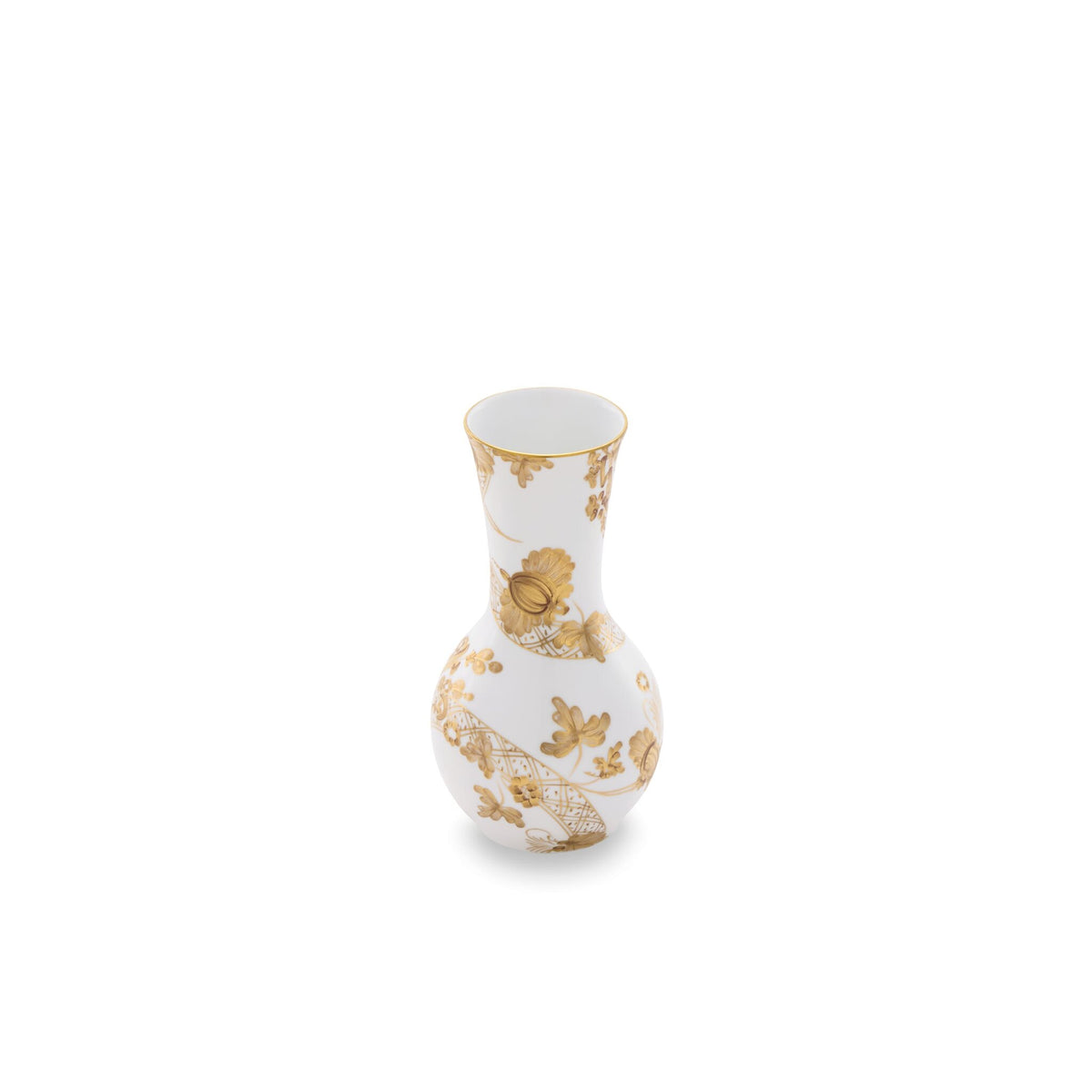 Ginori 1735 Oriente Italiano Tesori Tulip Vase, Aurum, view 2