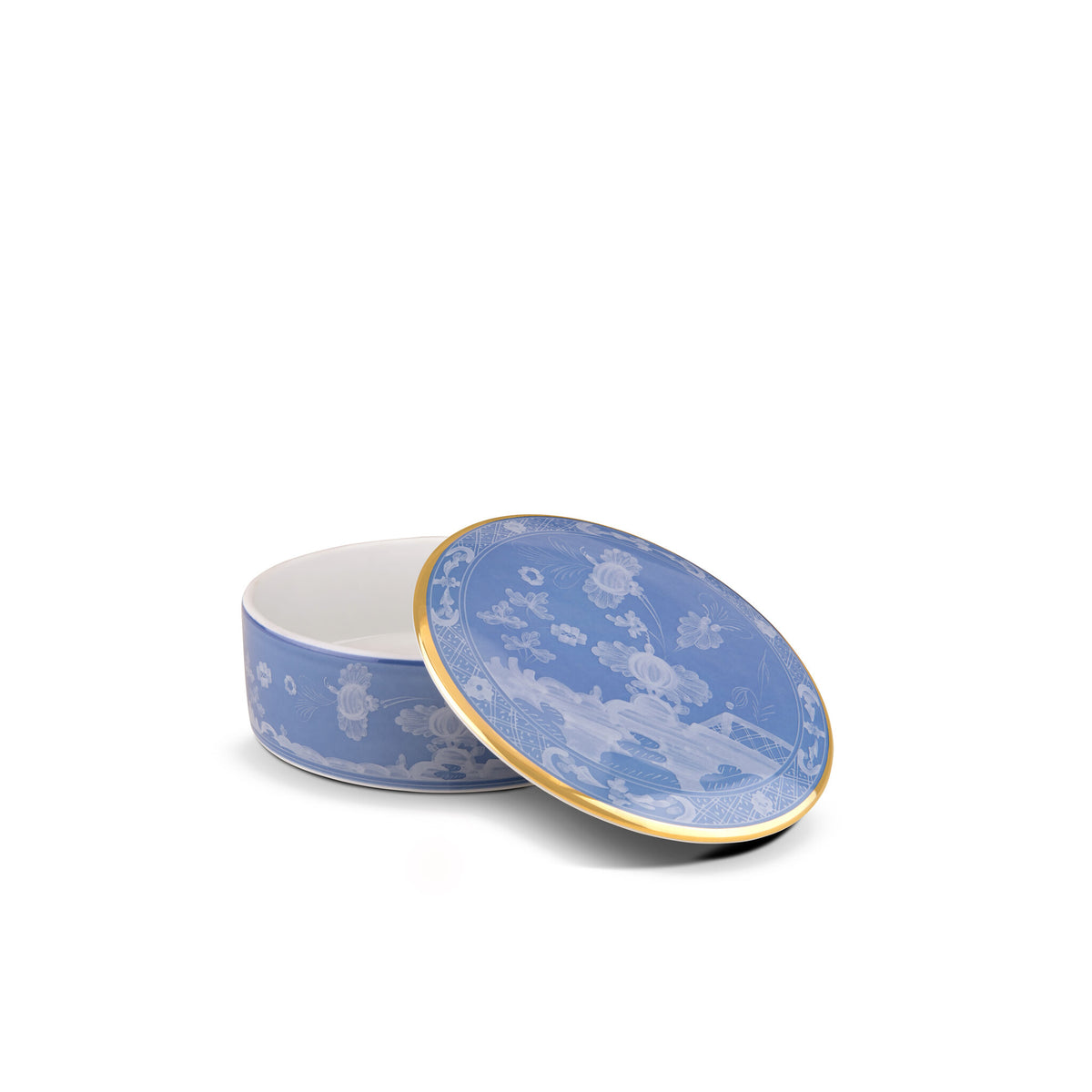 Ginori 1735 Oriente Italiano Trinket Box, Pervinca, view 2