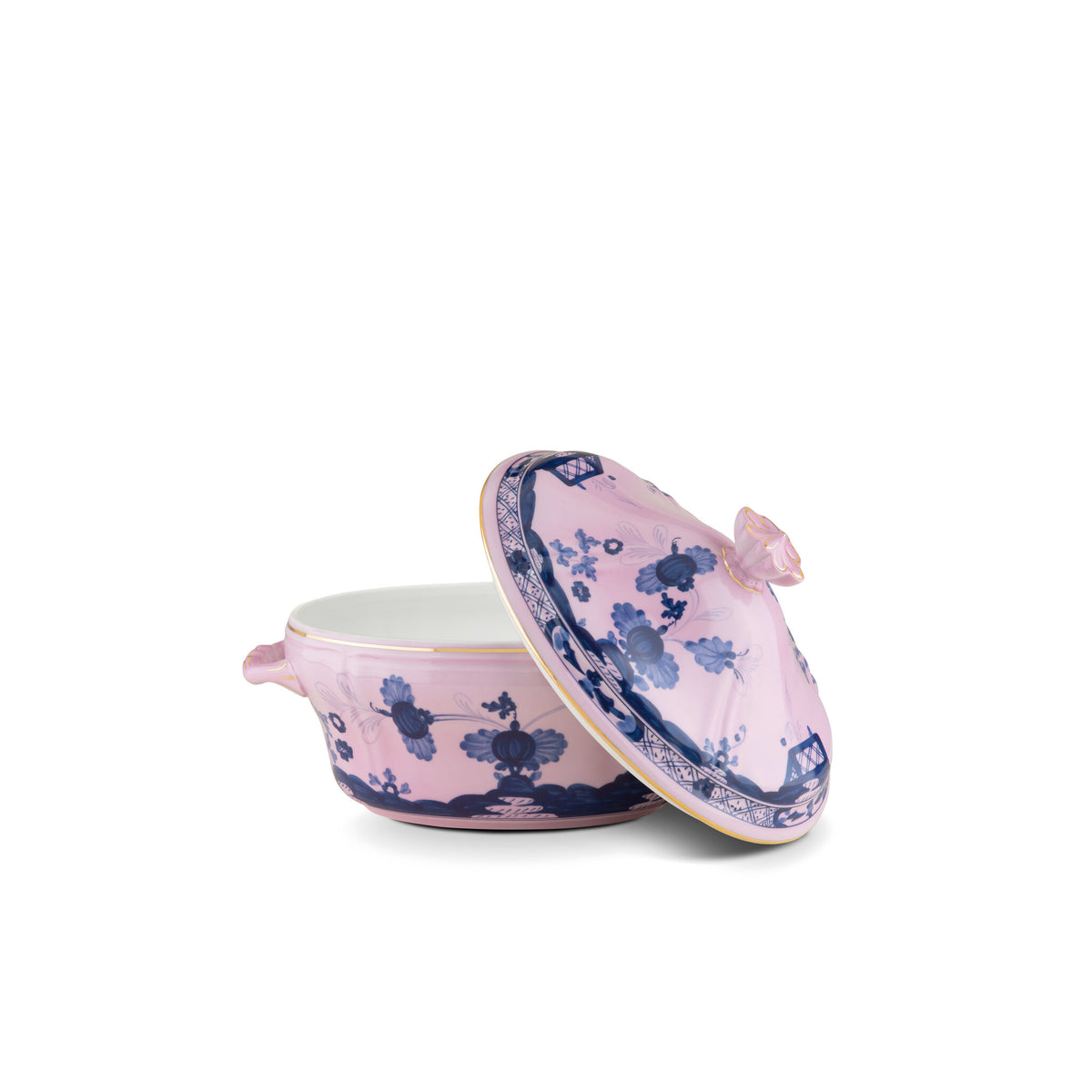 Ginori 1735 Oriente Italiano Tureen, Azalea, view 3
