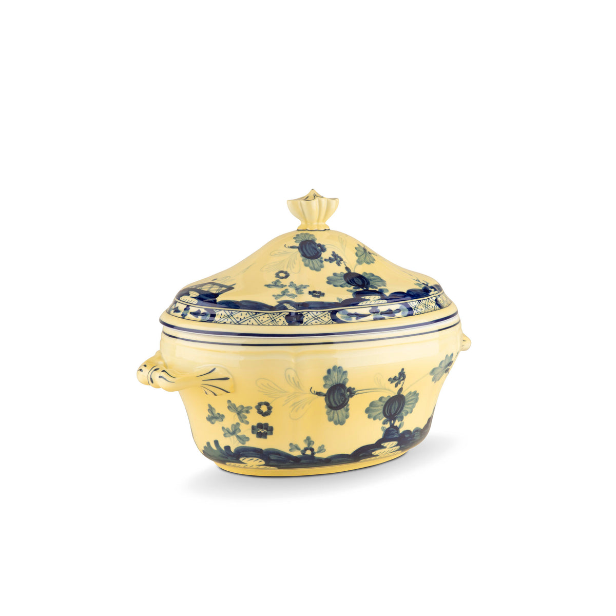 Ginori 1735 Oriente Italiano Tureen, Citrino, view 2