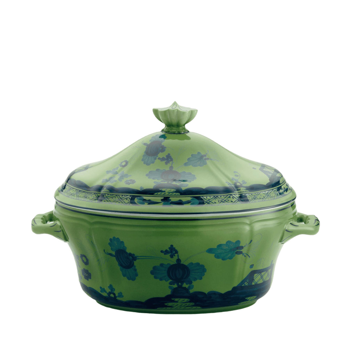 Ginori 1735 Oriente Italiano Tureen, Malachite