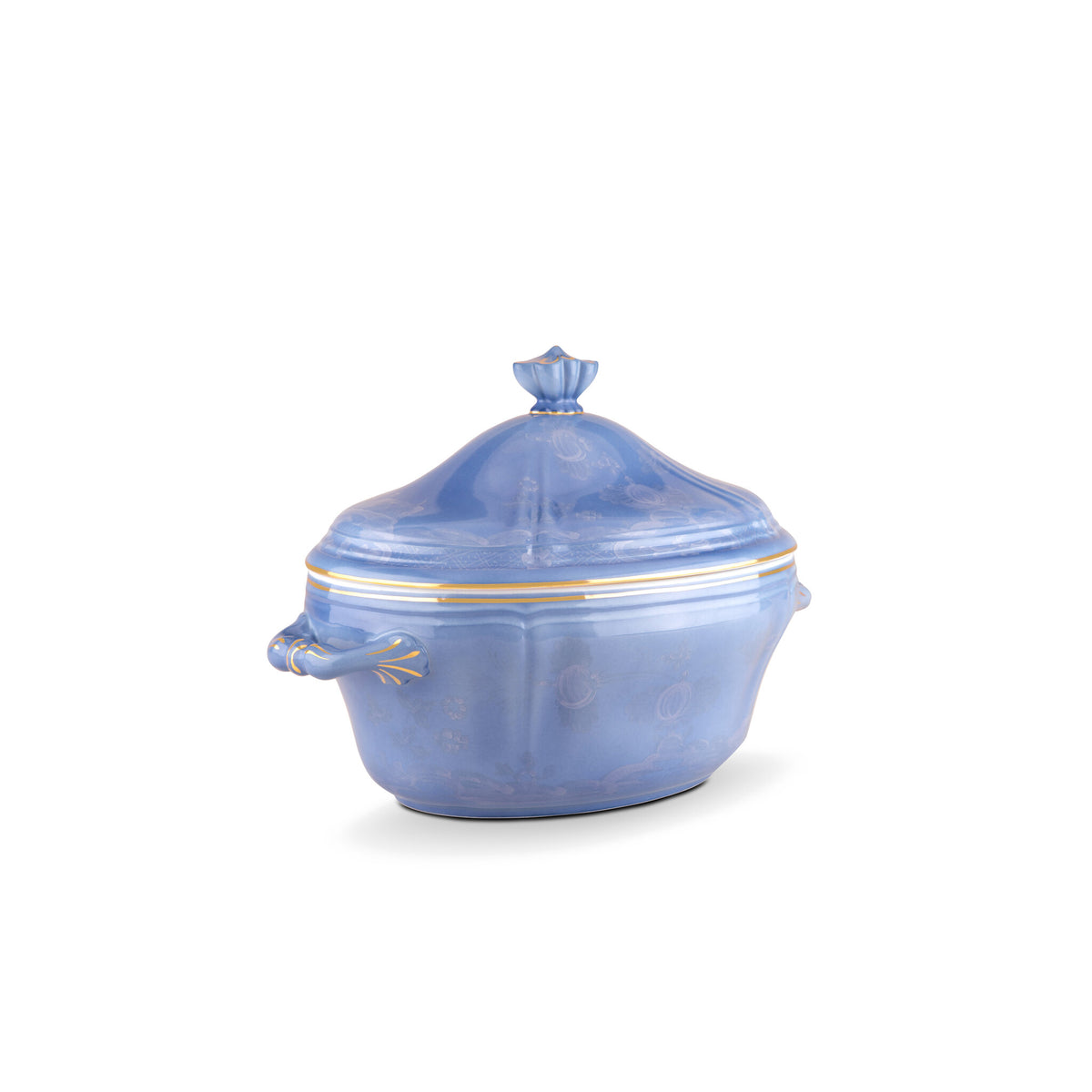 Ginori 1735 Oriente Italiano Tureen, Pervinca, view 2