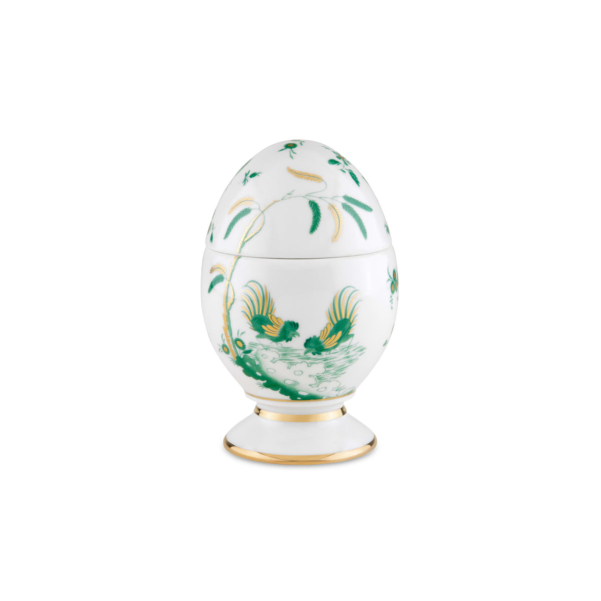 Ginori 1735 Oro di Doccia Egg, Giada