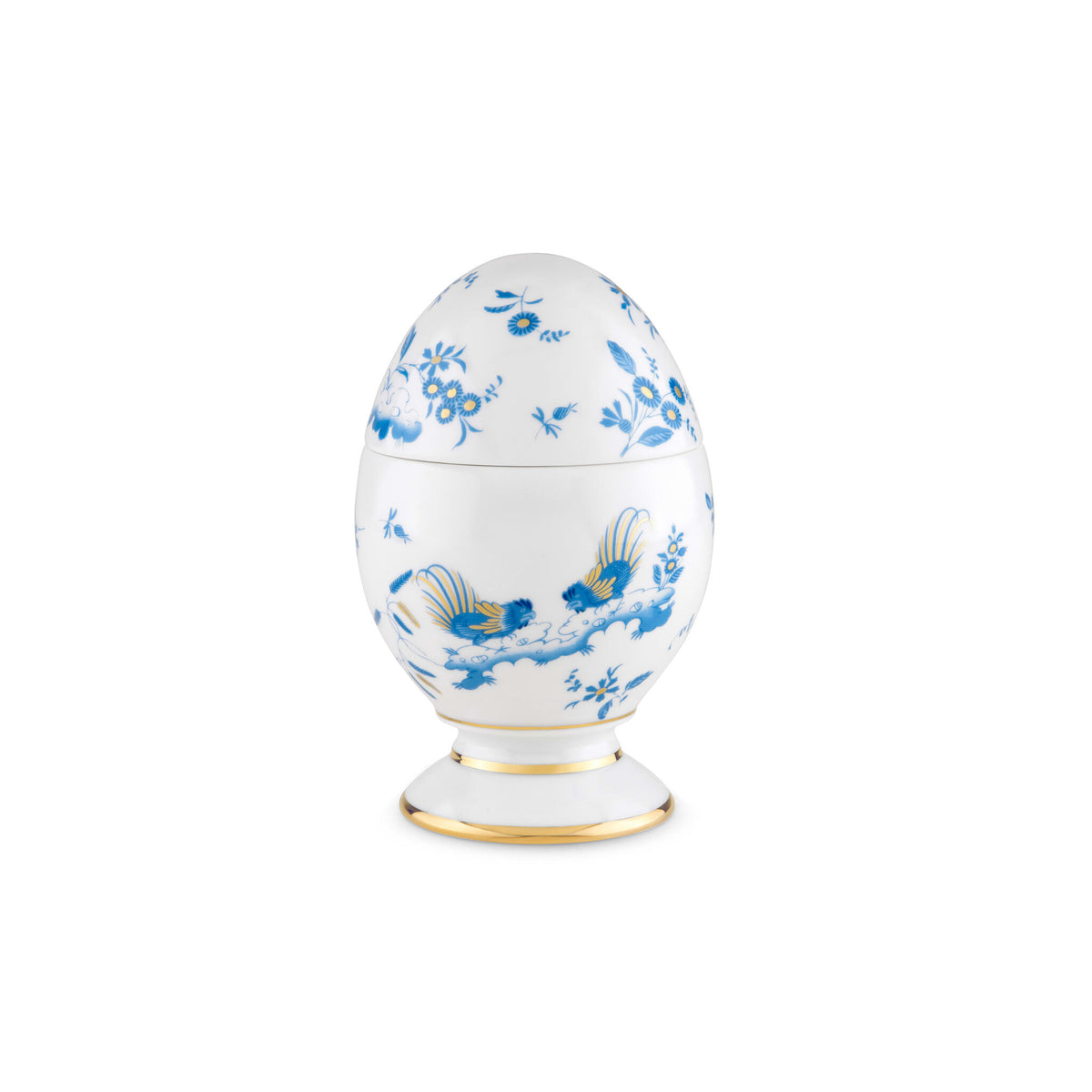 Ginori 1735 Oro di Doccia Egg, Turchese, view 2