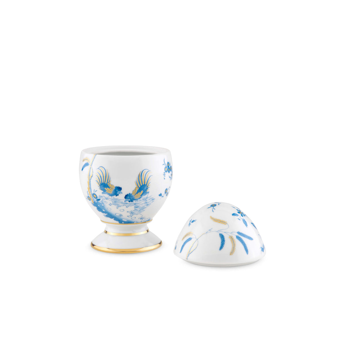 Ginori 1735 Oro di Doccia Egg, Turchese, view 3