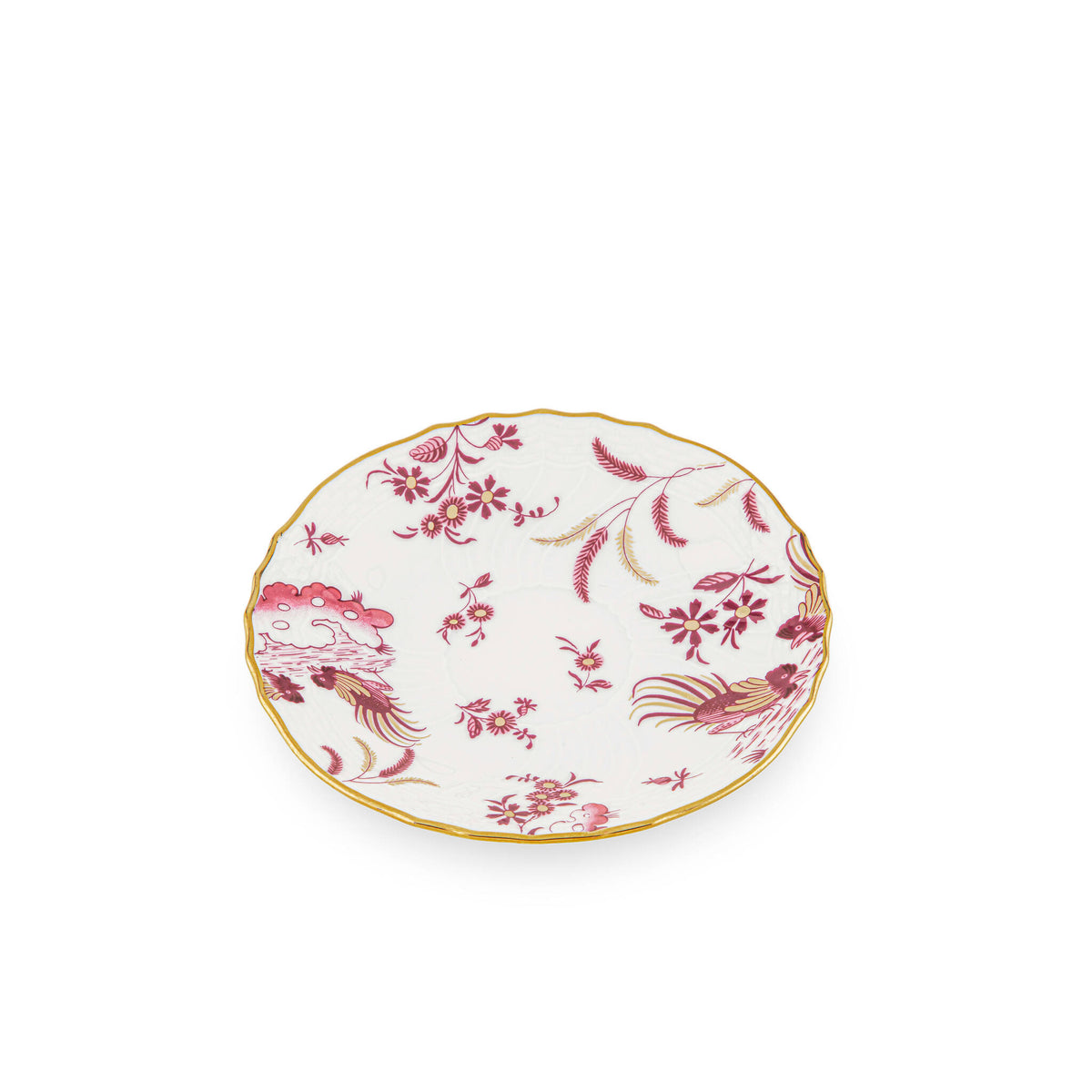 Ginori 1735 Oro di Doccia Espresso Saucer, Magenta, view 2