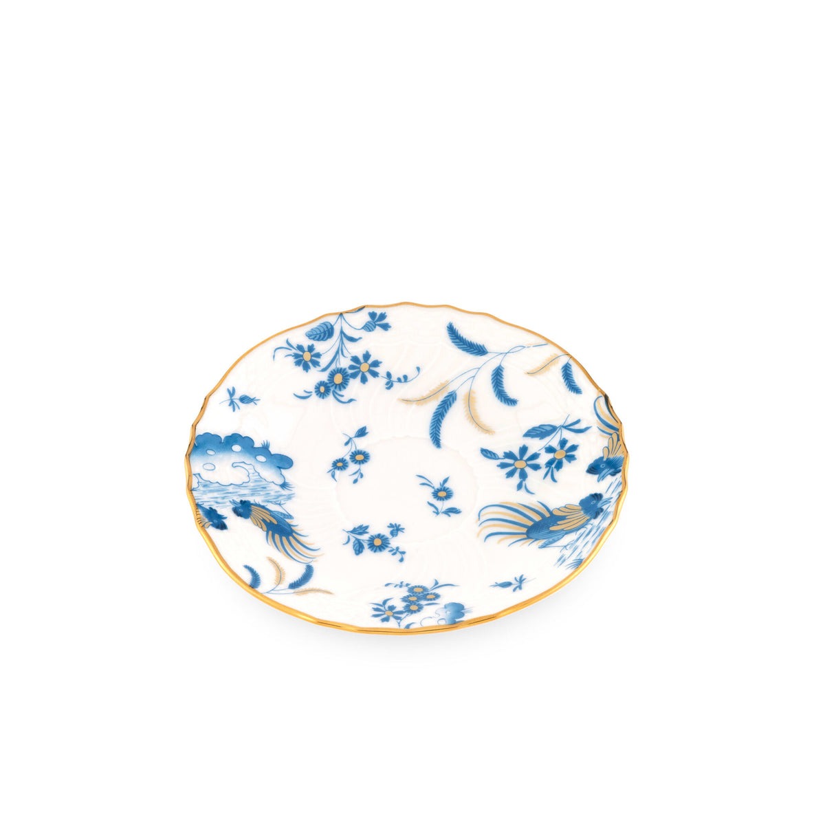 Ginori 1735 Oro di Doccia Espresso Saucer, Turchese, view 2