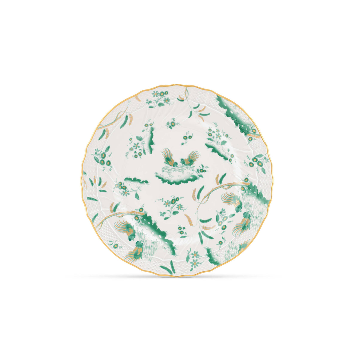 Ginori 1735 Oro di Doccia Flat Plate, Giada