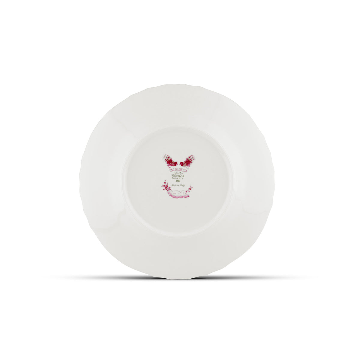 Ginori 1735 Oro di Doccia Flat Plate, Magenta, view 5