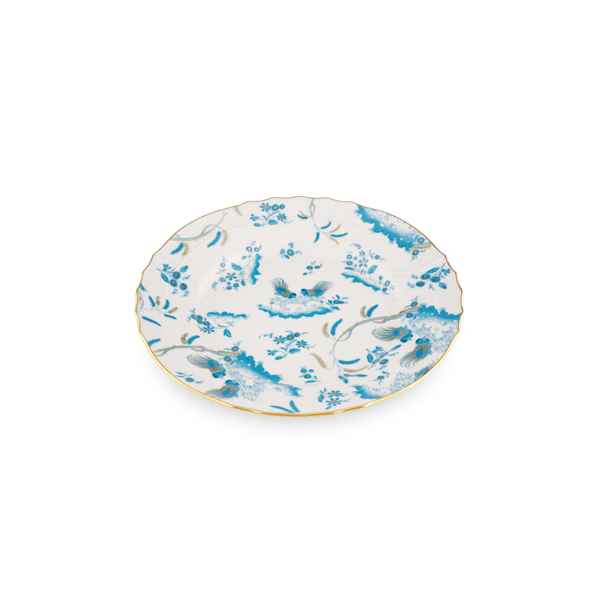Ginori 1735 Oro di Doccia Flat Plate, Turchese, view 2