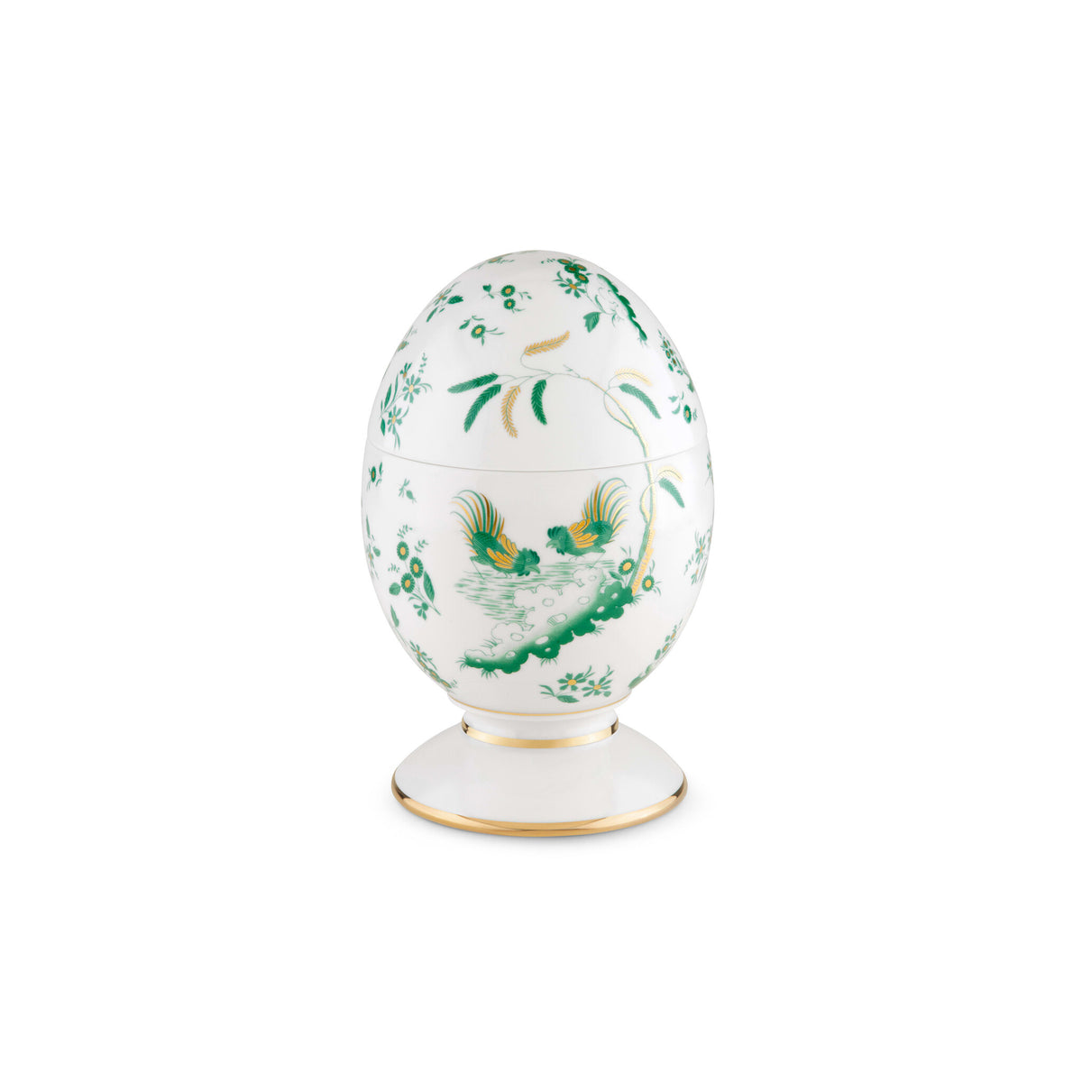 Ginori 1735 Oro di Doccia Large Egg, Giada