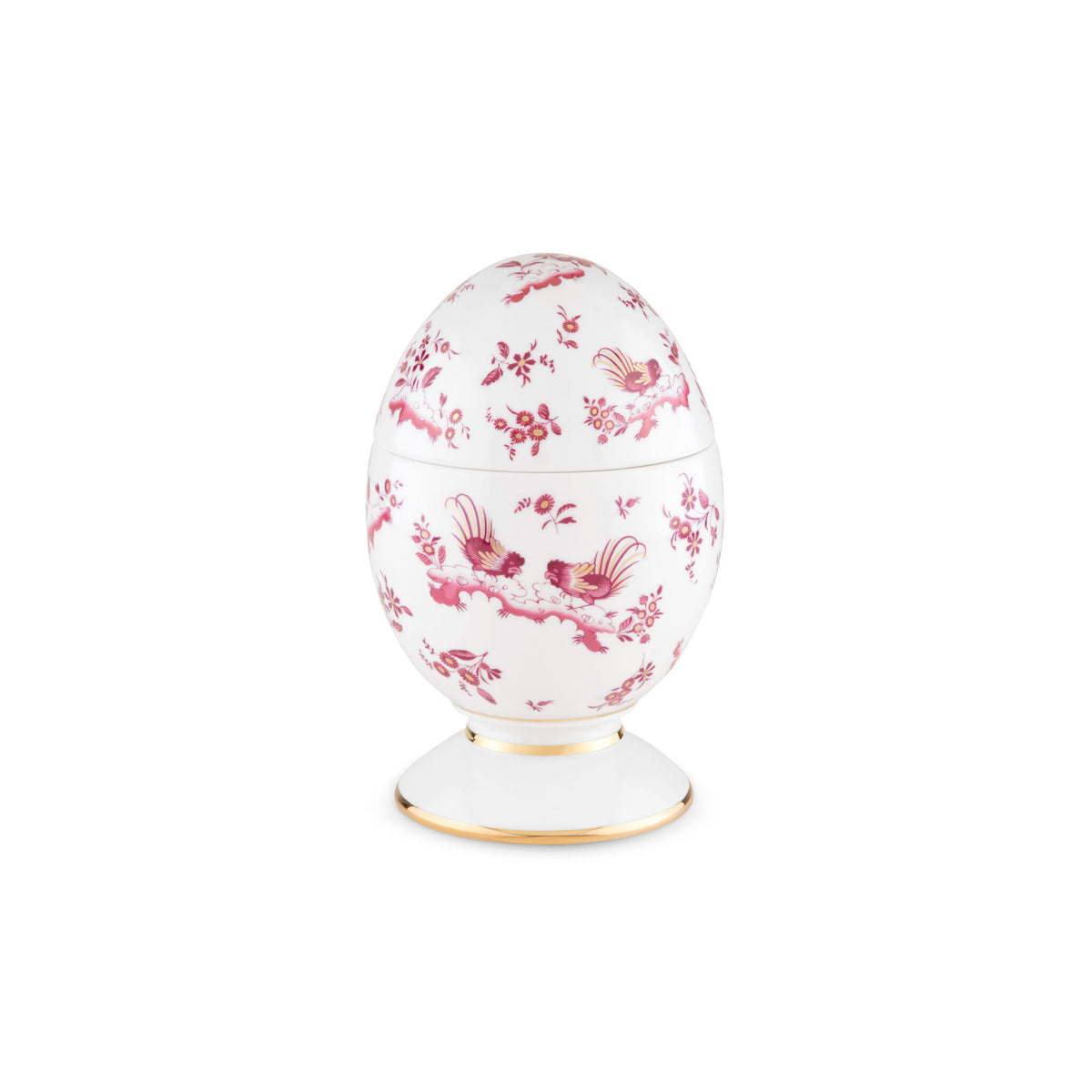 Ginori 1735 Oro di Doccia Large Egg, Magenta, view 2