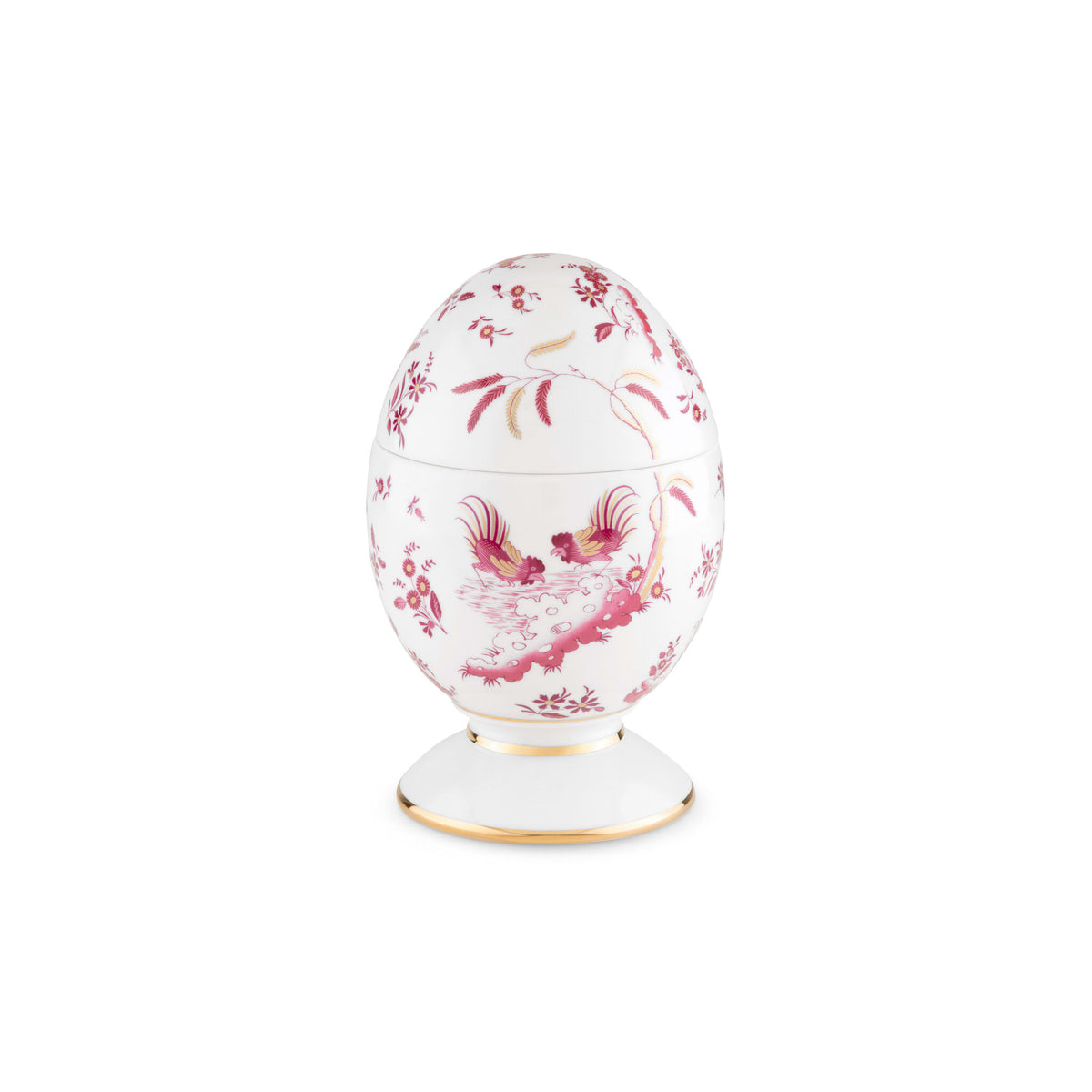 Ginori 1735 Oro di Doccia Large Egg, Magenta