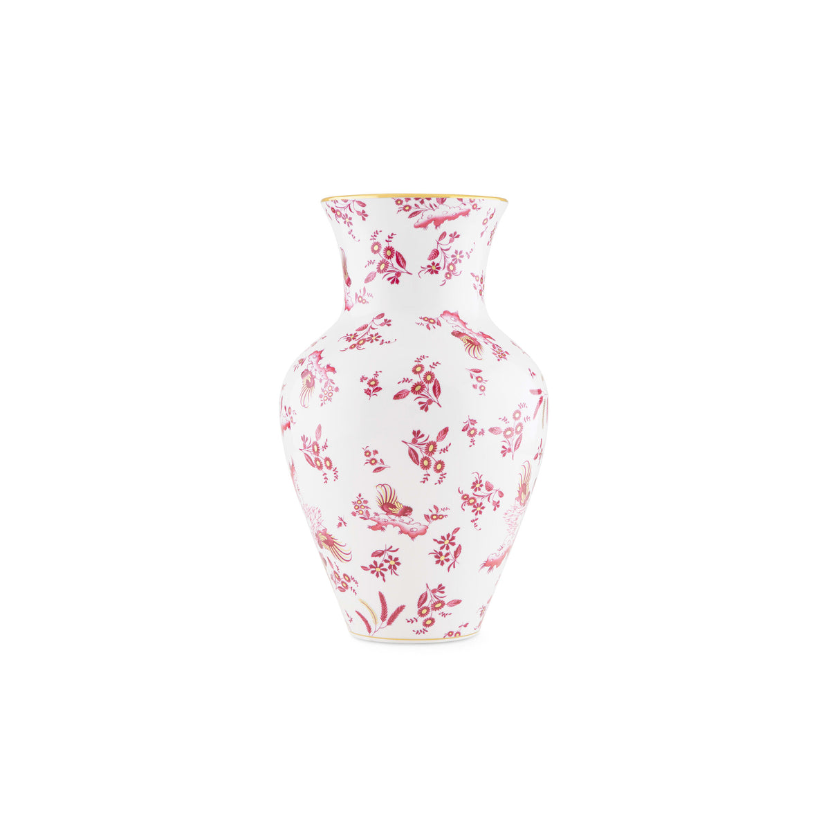 Ginori 1735 Oro di Doccia Large Ming Vase, Magenta, view 2