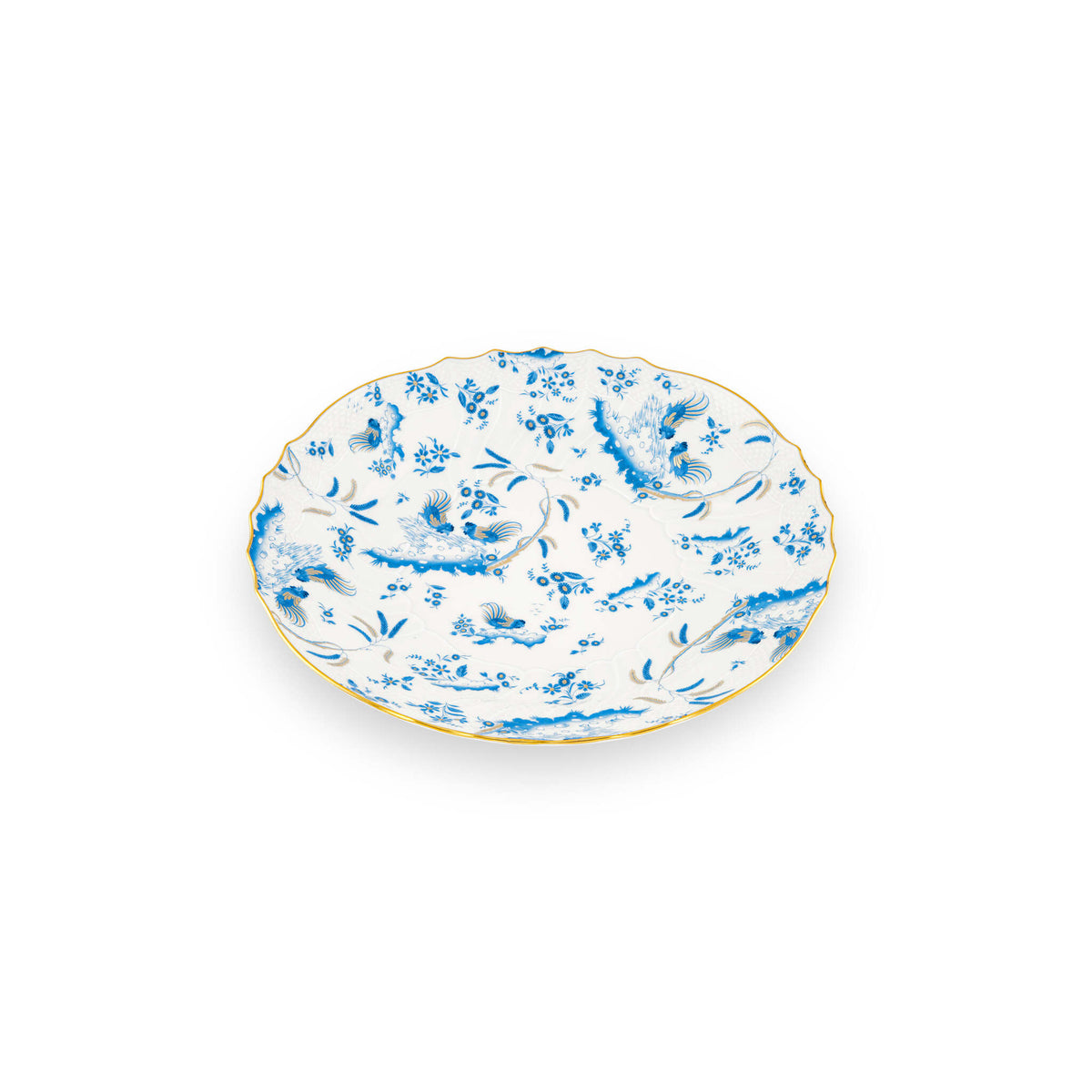 Ginori 1735 Oro di Doccia Large Round Platter, Turchese, view 2