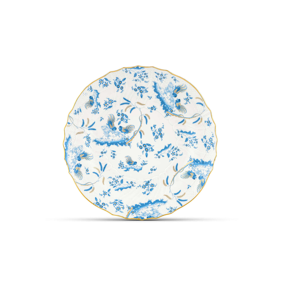 Ginori 1735 Oro di Doccia Large Round Platter, Turchese