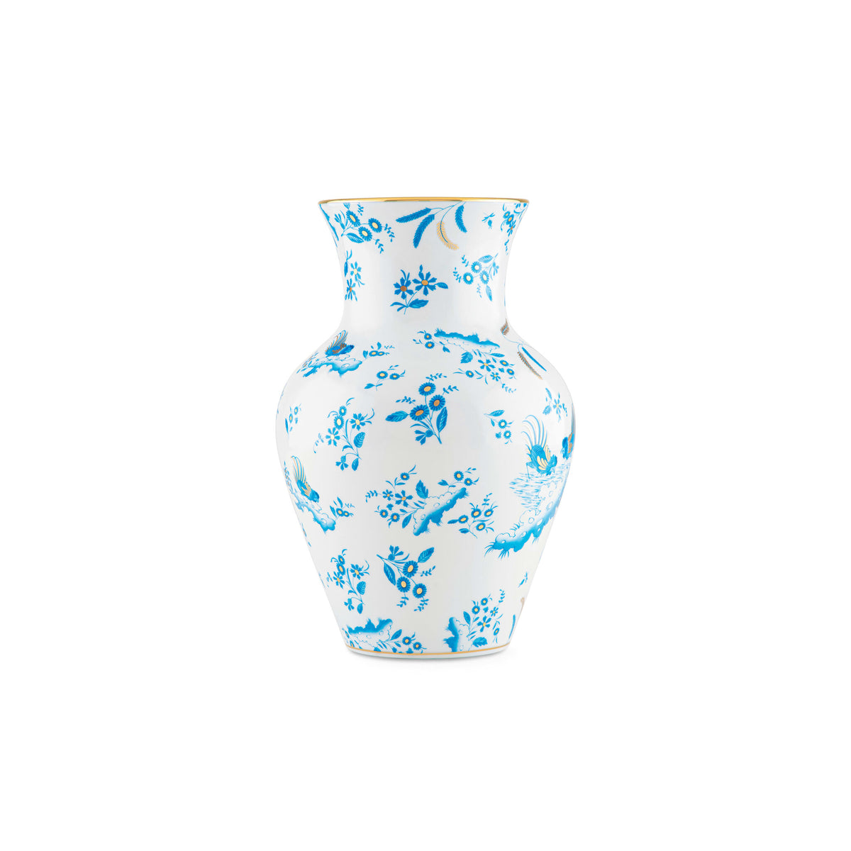 Ginori 1735 Oro di Doccia Ming Vase, Turchese, view 2