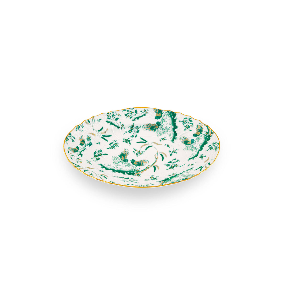 Ginori 1735 Oro di Doccia Oval Platter, Giada, view 2