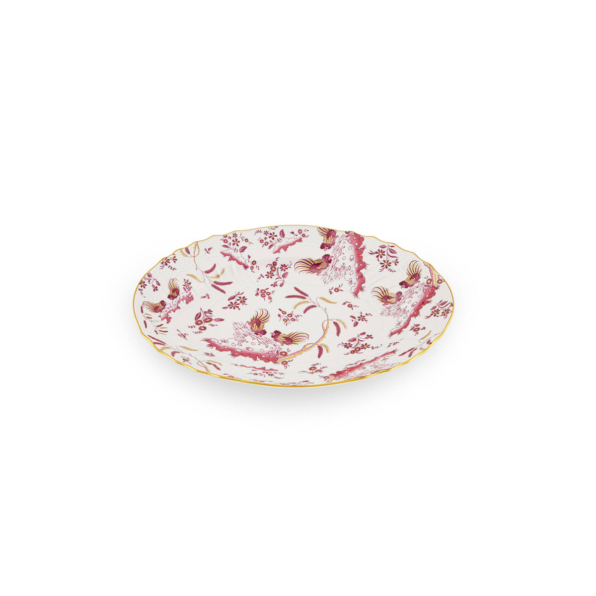 Ginori 1735 Oro di Doccia Oval Platter, Magenta, view 2