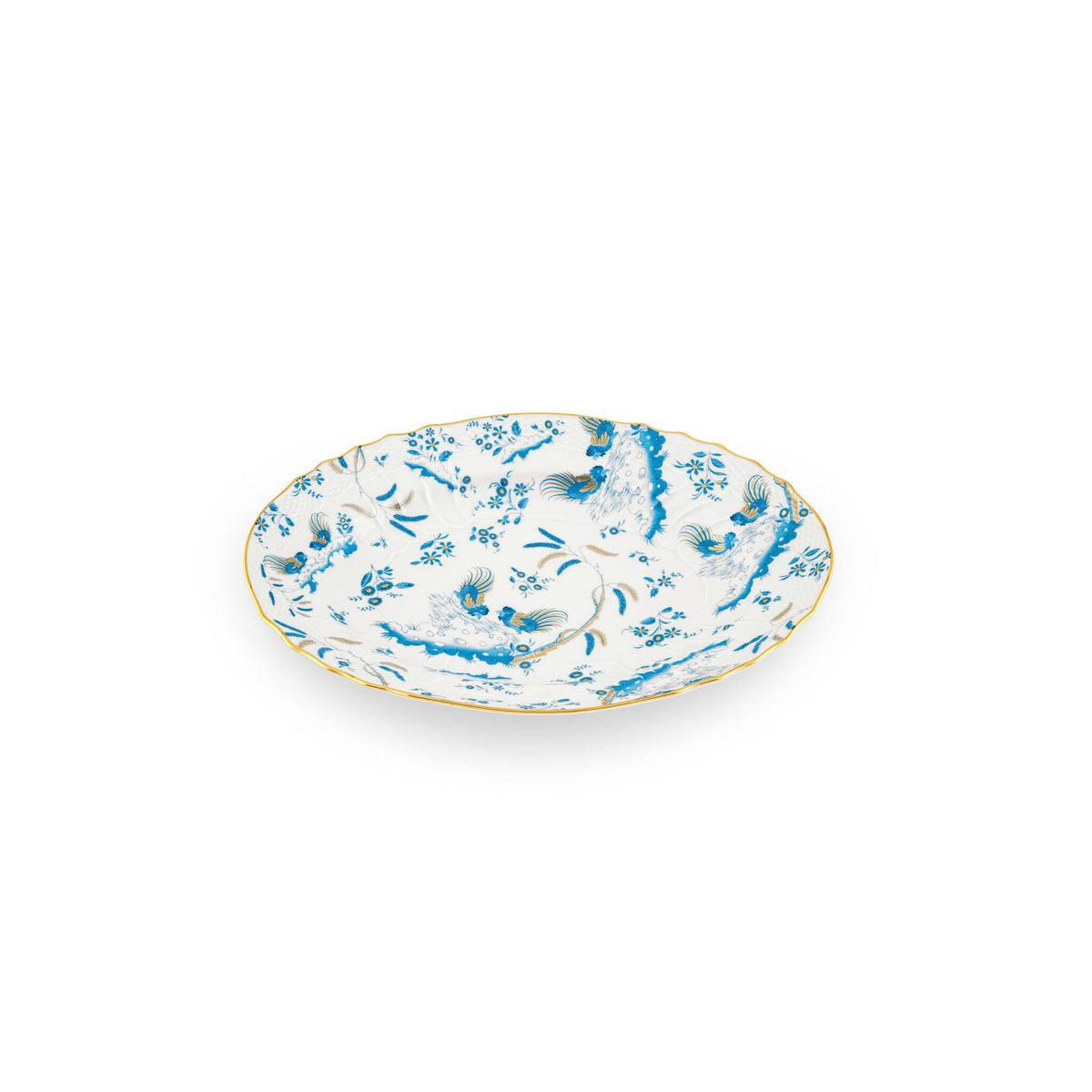 Ginori 1735 Oro di Doccia Oval Platter, Turchese, view 2