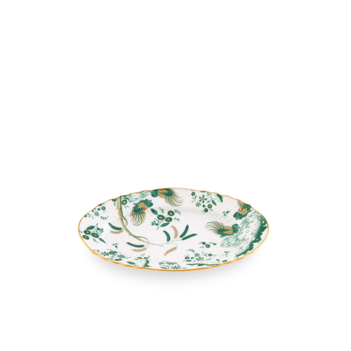Ginori 1735 Oro di Doccia Pickle Dish, Giada, view 2