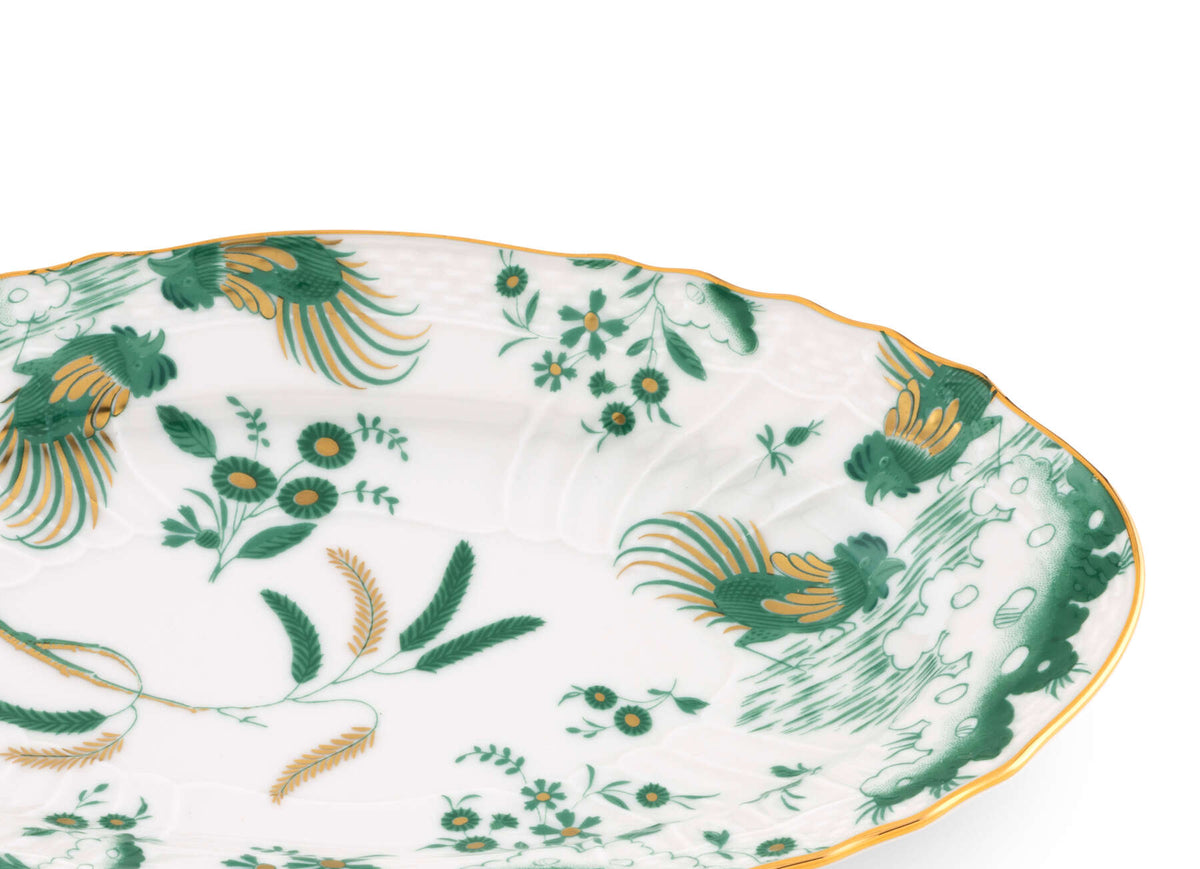 Ginori 1735 Oro di Doccia Pickle Dish, Giada, view 3