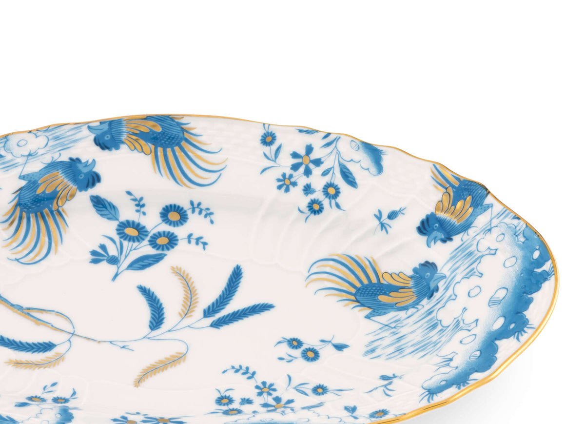 Ginori 1735 Oro di Doccia Pickle Dish, Turchese, view 3