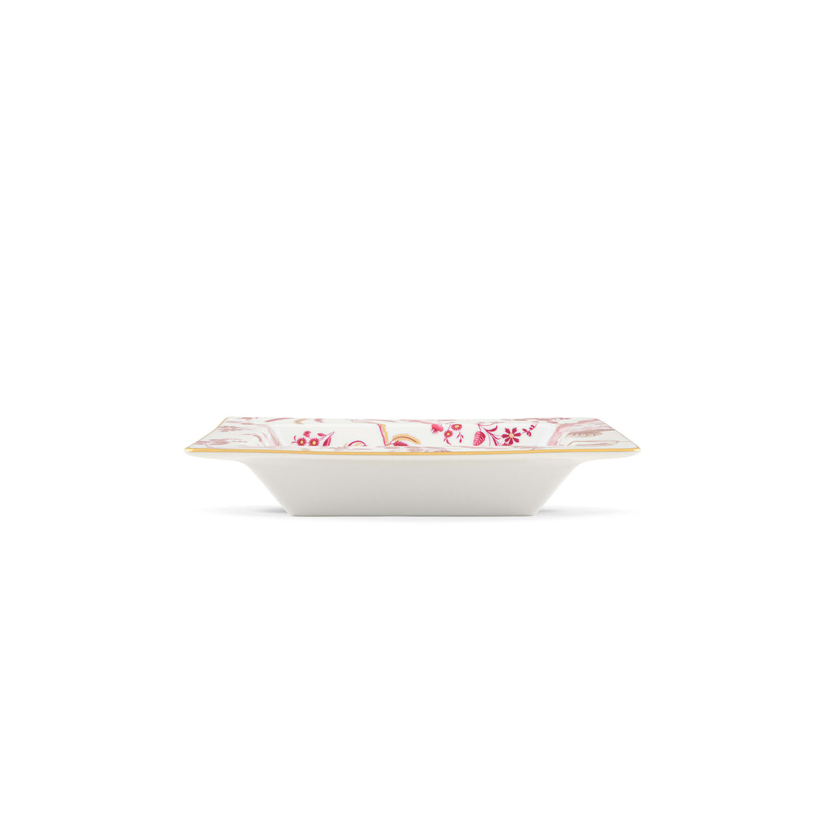 Ginori 1735 Oro di Doccia Rectangular Change Tray, Magenta, view 4
