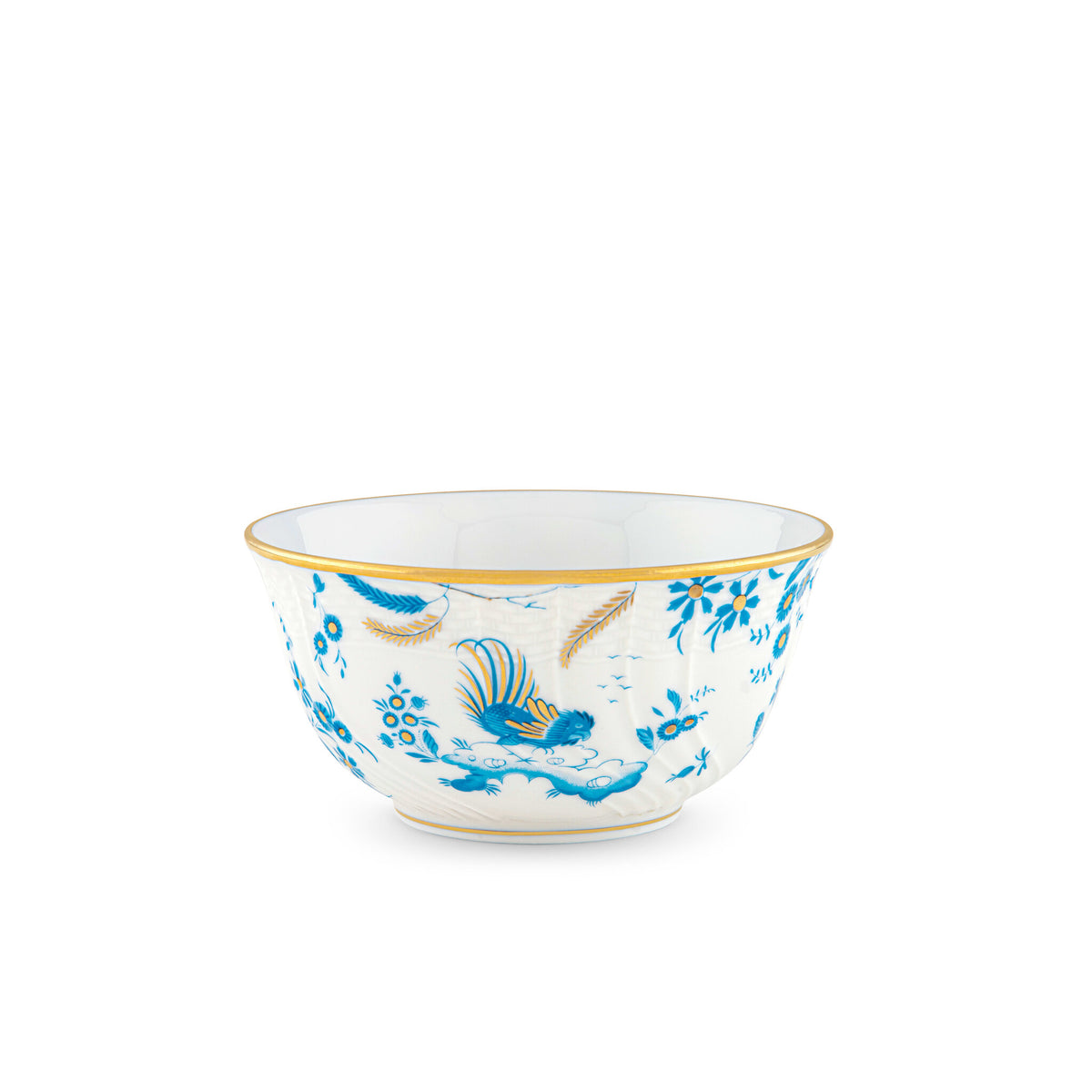 Ginori 1735 Oro di Doccia Rice Bowl, Turchese