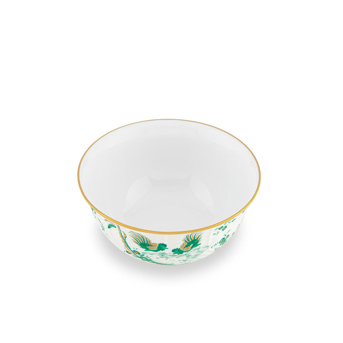 Ginori 1735 Oro di Doccia Soup Bowl, Giada, view 3