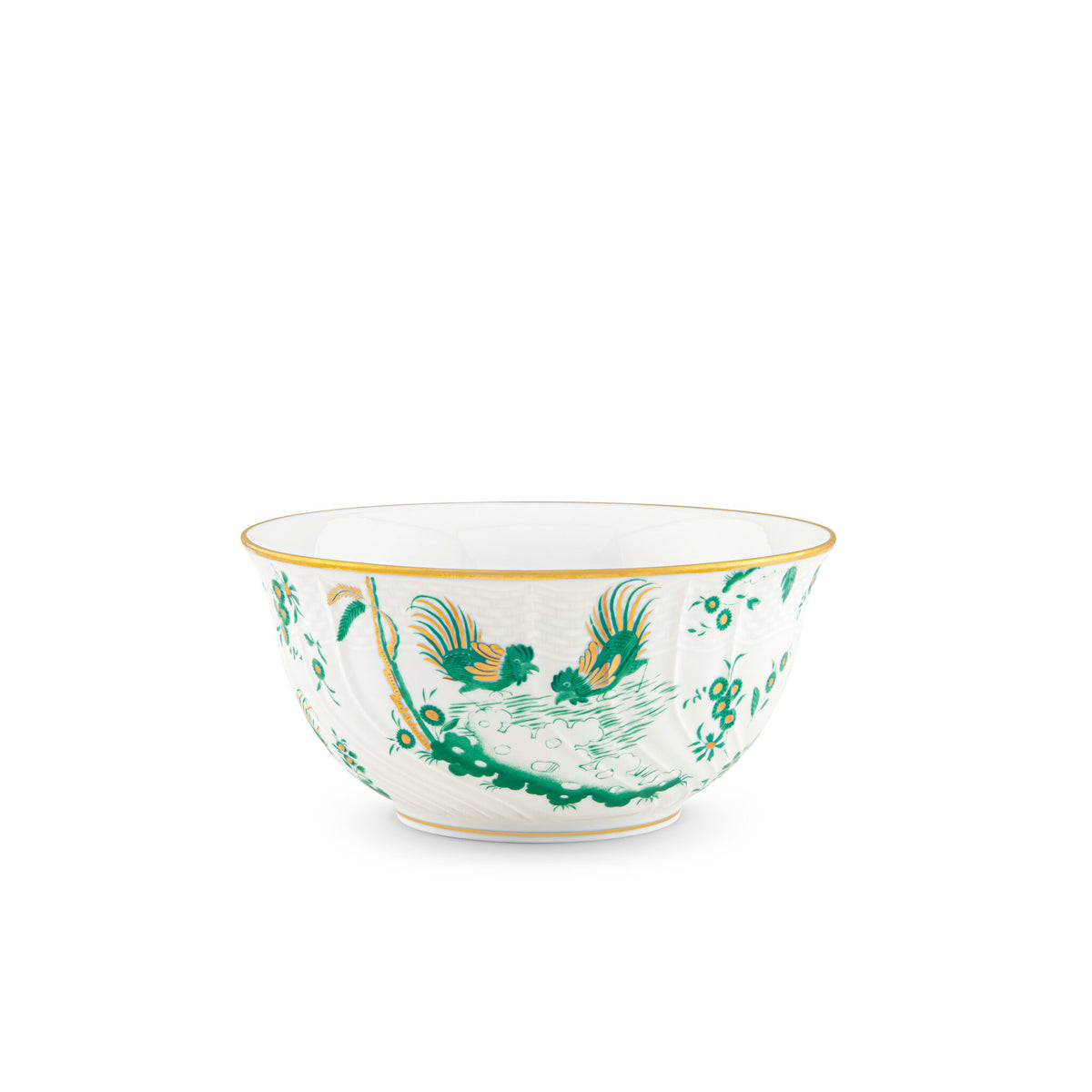 Ginori 1735 Oro di Doccia Soup Bowl, Giada