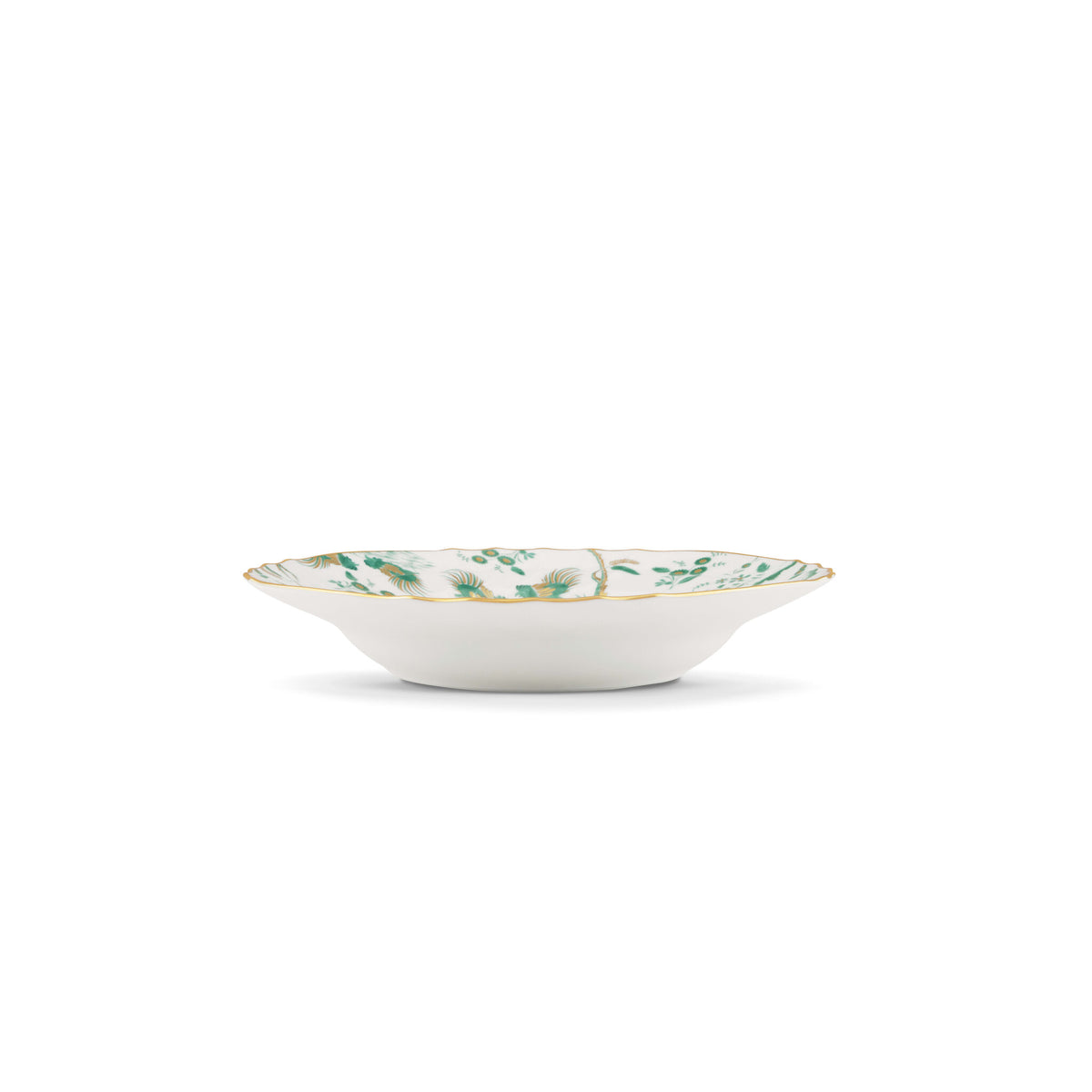 Ginori 1735 Oro di Doccia Soup Plate, Giada, view 4