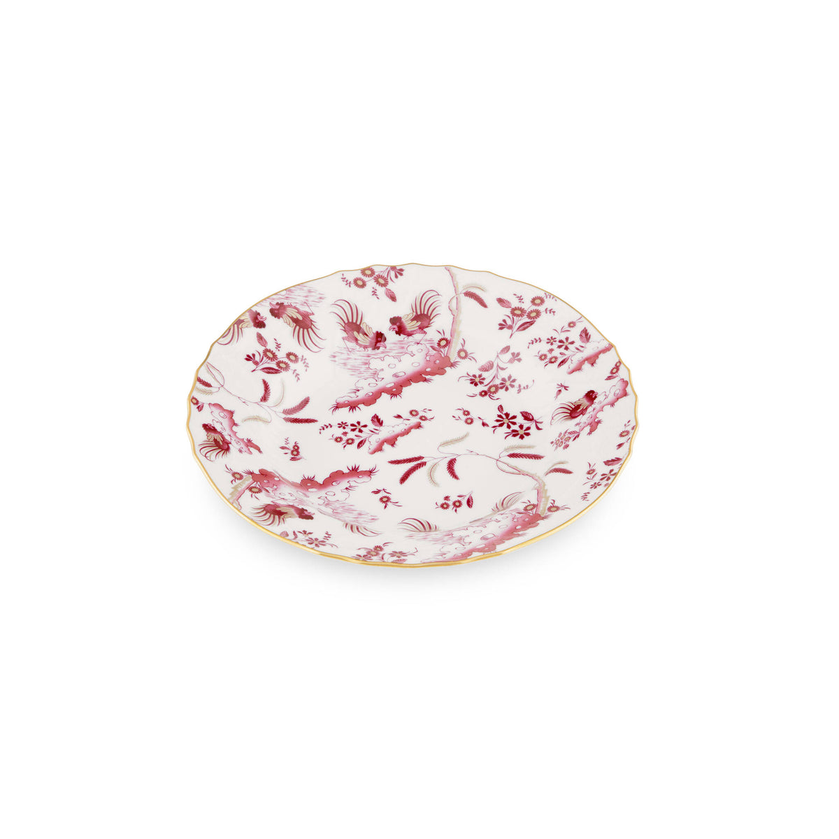 Ginori 1735 Oro di Doccia Soup Plate, Magenta, view 2