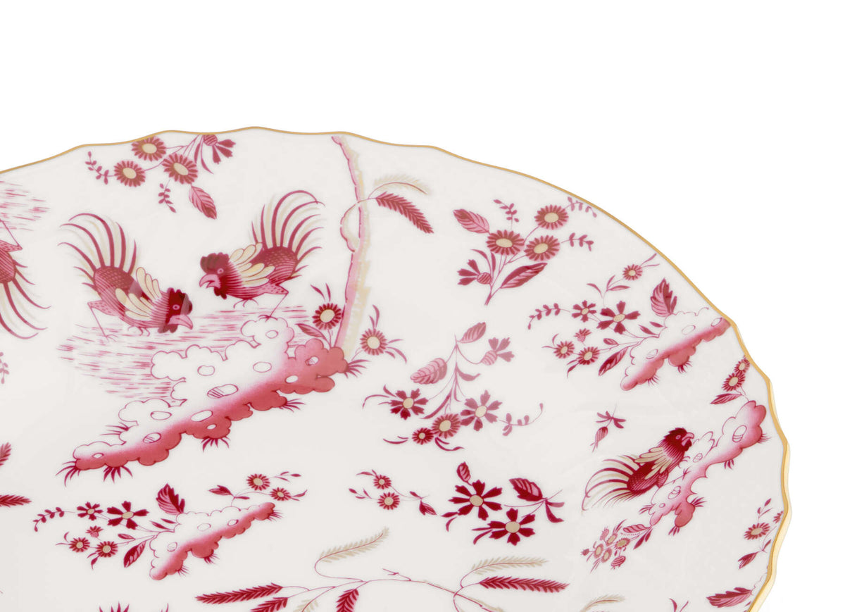 Ginori 1735 Oro di Doccia Soup Plate, Magenta, view 3
