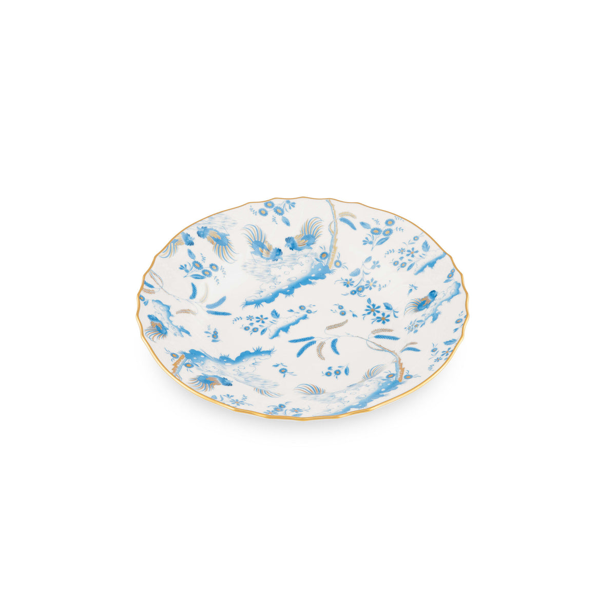 Ginori 1735 Oro di Doccia Soup Plate, Turchese, view 2