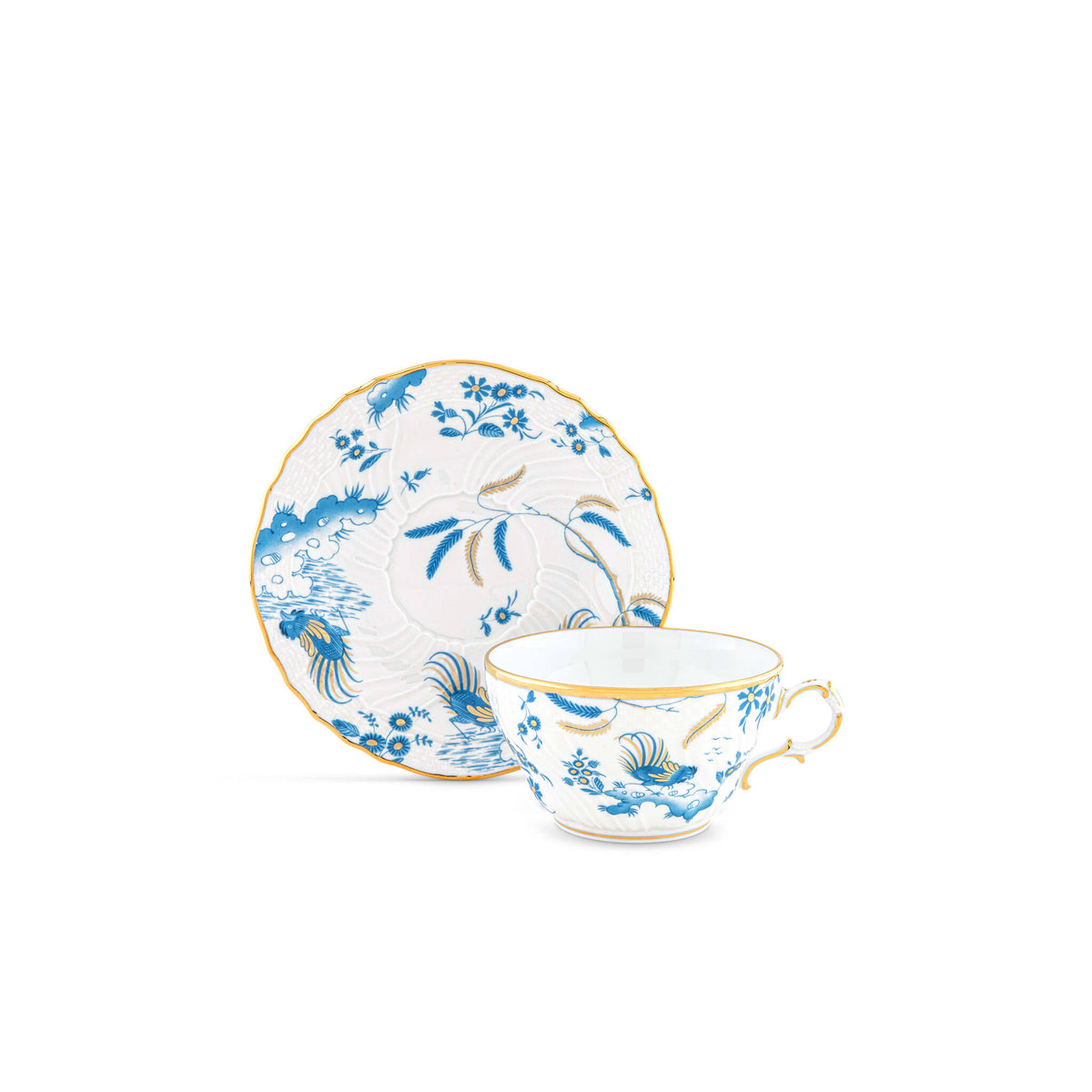 Ginori 1735 Oro di Doccia Tea Cup, Turchese, view 3