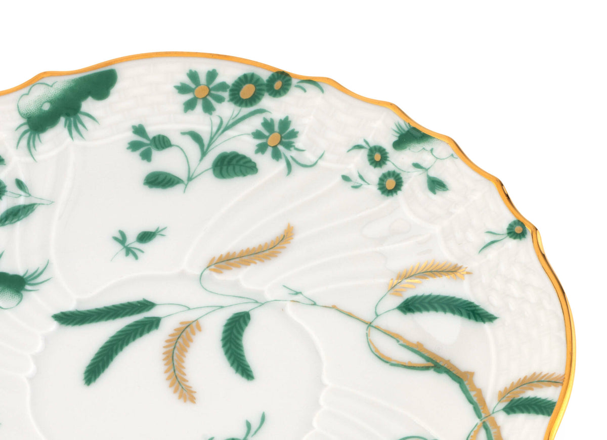 Ginori 1735 Oro di Doccia Tea Saucer, Giada, view 3