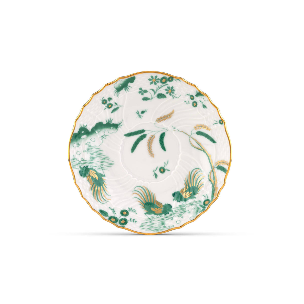 Ginori 1735 Oro di Doccia Tea Saucer, Giada