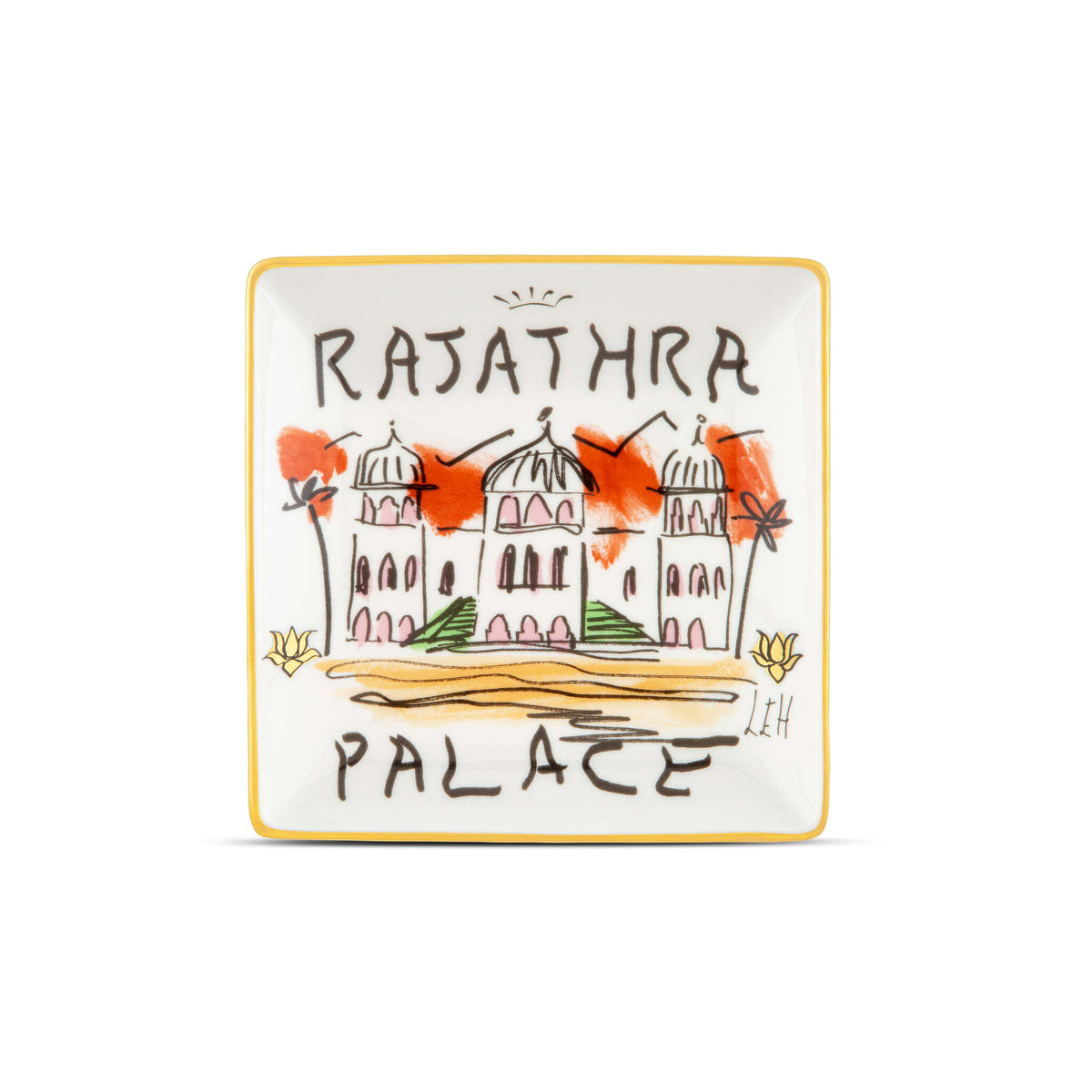 Ginori 1735 Profumi Luchino Change Tray, Rajathra Palace