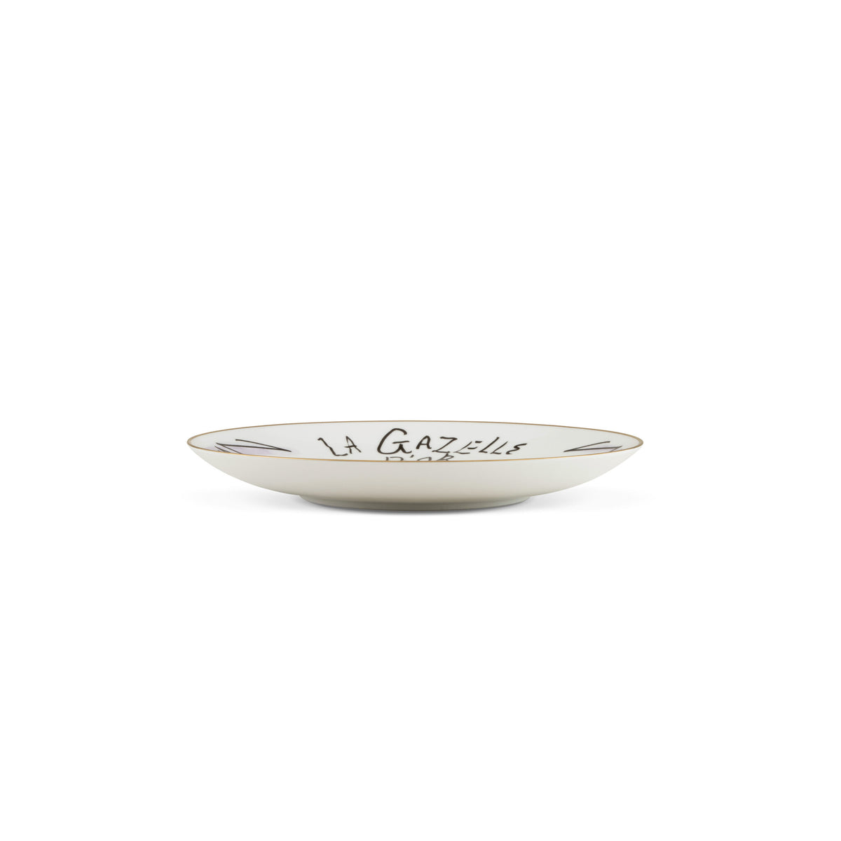 Ginori 1735 Profumi Luchino Decorative Plate, La Gazelle d'Or, view 4