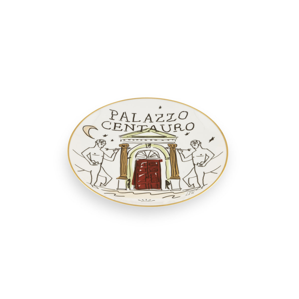 Ginori 1735 Profumi Luchino Decorative Plate, Palazzo Centauro, view 2