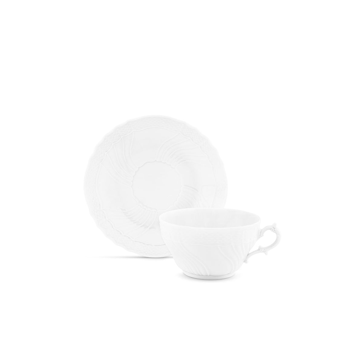 Ginori 1735 Vecchio Ginori Breakfast Cup, White, view 3