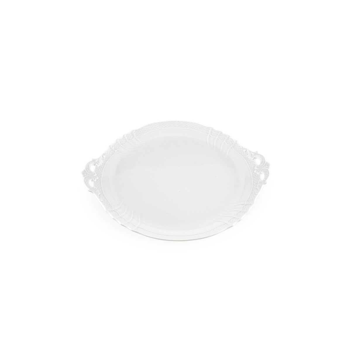 Ginori 1735 Vecchio Ginori Cake Plate, White, view 2