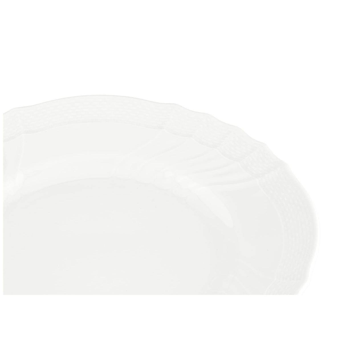 Ginori 1735 Vecchio Ginori Dessert Plate, White, view 3